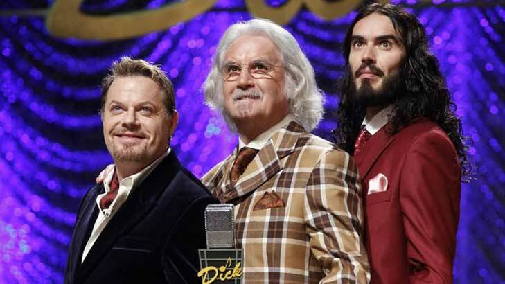 Eddie Izzard, Billy Connolly and Russell Brand in Eric Idle's What About Dick