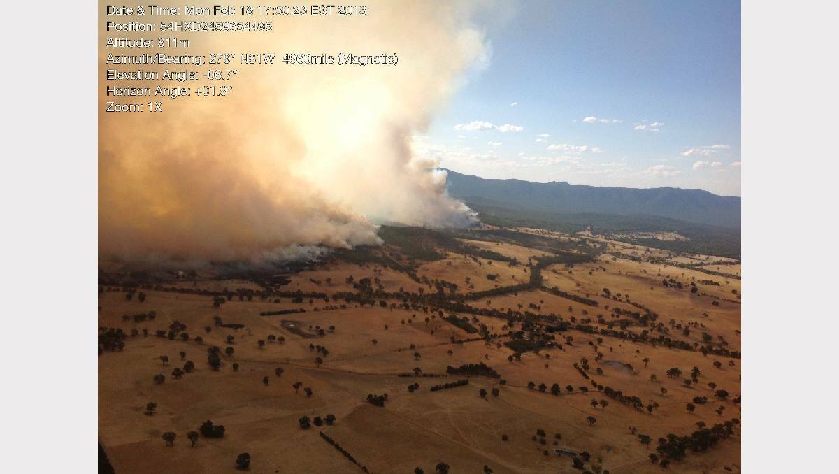 The Grampians-Victoria Valley Complex. PICTURES: WAYNE RIGG, CFA OPERATIONS OFFICER.
