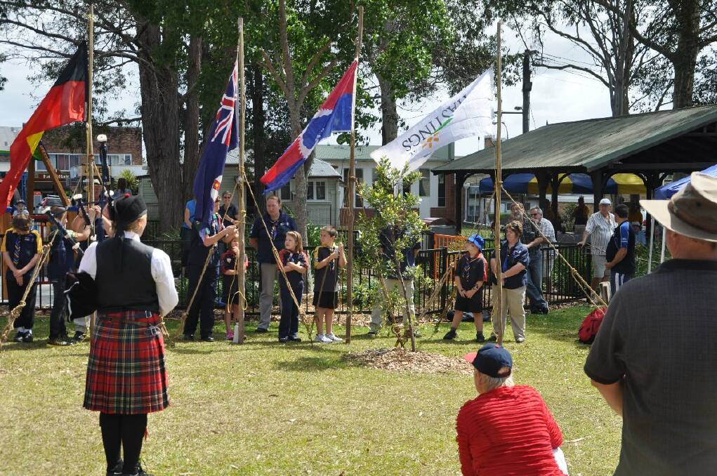 Australia Day in Bain Park Wauchope: January 26 2014