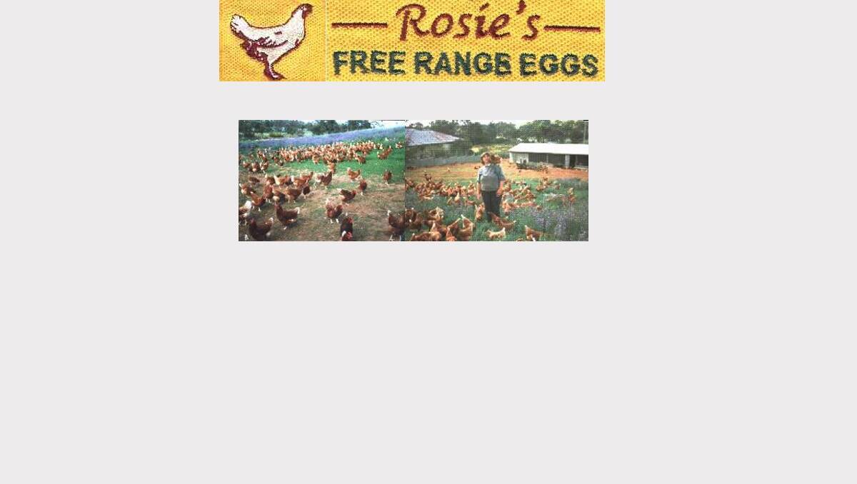Images from Rosie's Free Range Eggs.