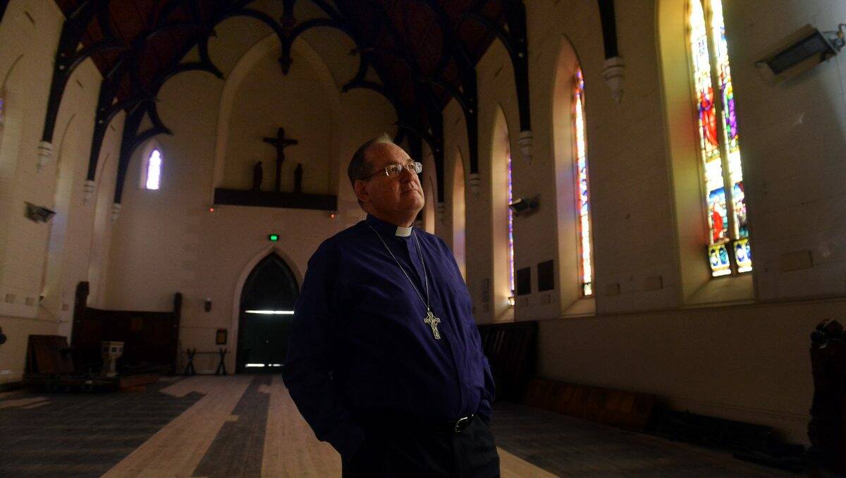 CELEBRATED: Bishop Andrew Curnow. Picture: BRENDAN McCARTHY