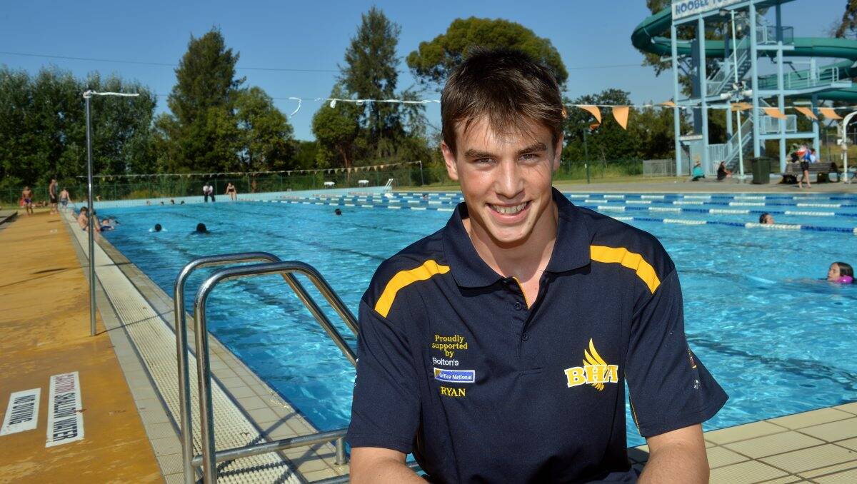 Bendigo Hawks swimmer Ryan Dessens.