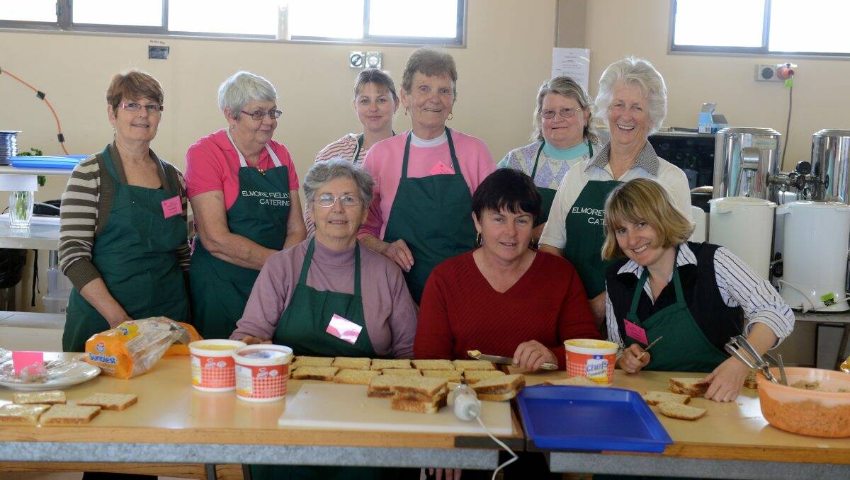 Community spirit: Catering volunteers at the Elmore Field Days. Picture: JIM ALDERSEY