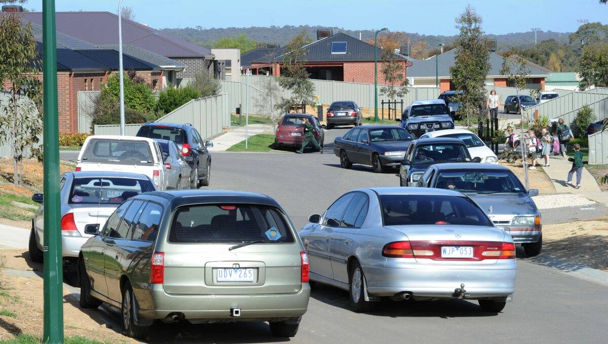 ANGER: Residents are upset about the traffic in their streets at school pick-up time. Picture: PETER WEAVING