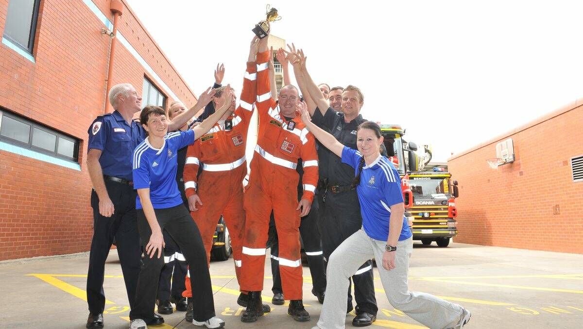 Competitive: The Emergency Services Cup is hot property. Picture: CONTRIBUTED