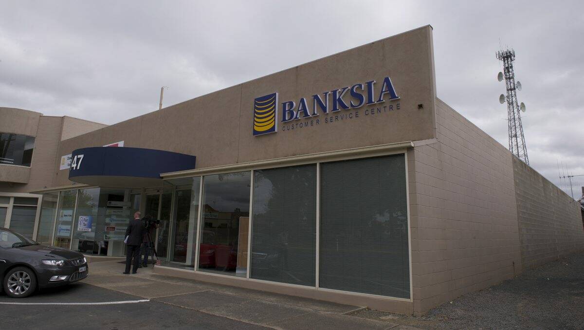 COLLAPSED: The Kyabram branch of Banksia. Picture: FAIRFAX