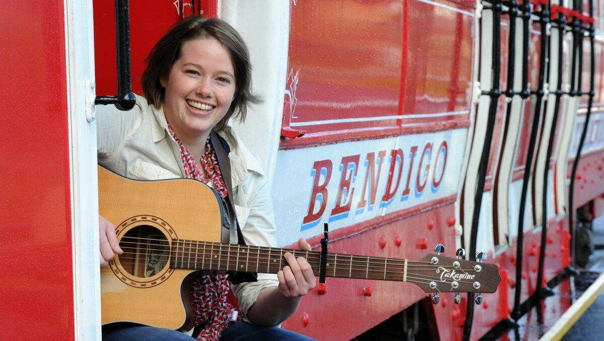 MOVING: Bendigo musician Talisa Jobe will be one of the performers to take to the rolling stage next weekend for the city’s first Bendigo Blues Tram.  Picture: Peter Weaving