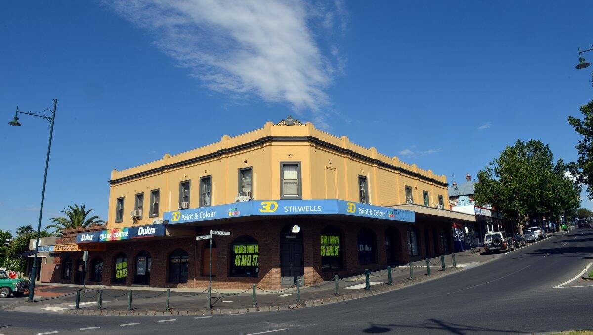 GOING UP:  The building on the corner of Mitchell and Mollison streets is poised for a makeover. Picture: BRENDAN McCARTHY