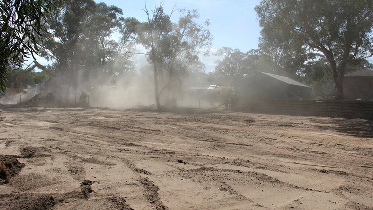 DUST BOWL: The developer of this block of land at Ascot is appealing to VCAT after the council rejected an application for a planning permit to build units. Picture: CONTRIBUTED 