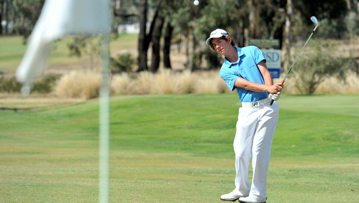 Teenager Lucas Herbert continues to impress on the golf course.