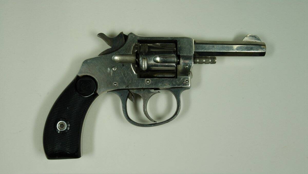 ON DISPLAY: William Ward’s handgun will be exhibited at the police museum. Picture: CONTRIBUTED