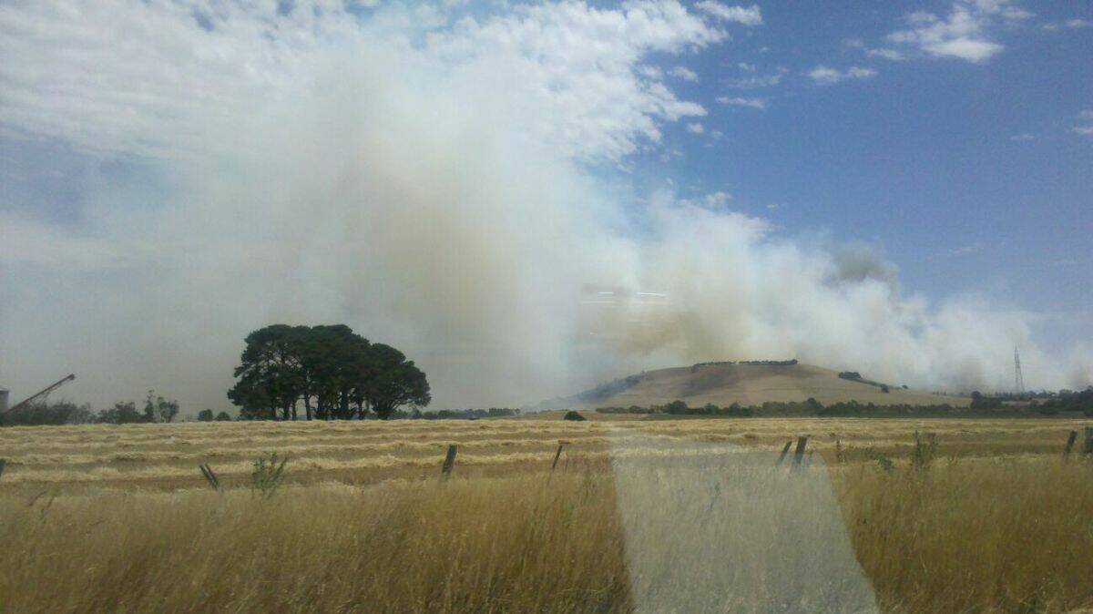 Smoke has been sighted near the area of Blampied.