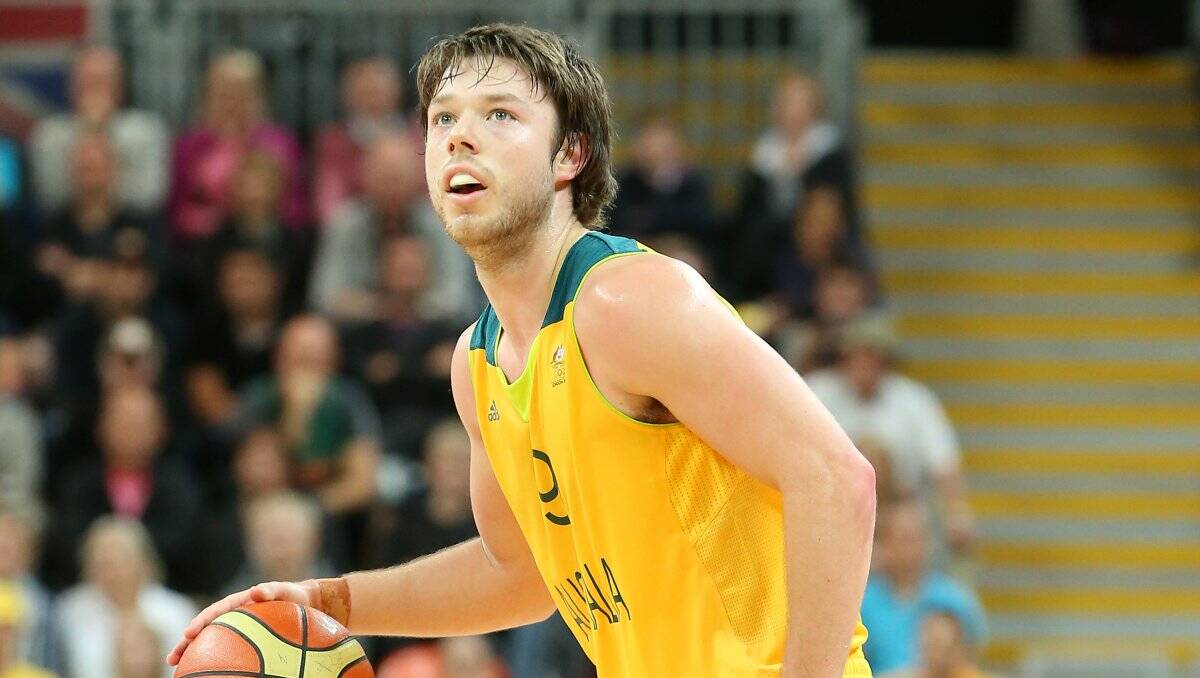 EXCITING PROSPECT: Maryborough's Matthew Dellavedova in action for Australia at last year's London Olympics. Picture: GETTY 
