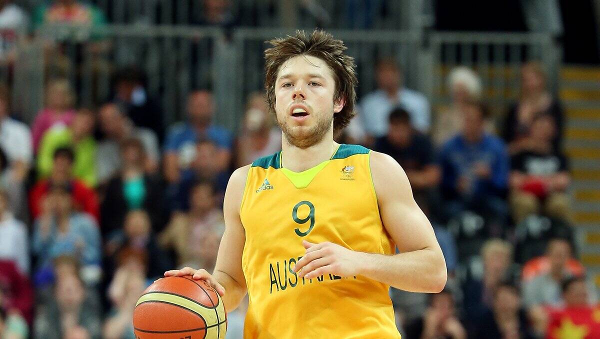 ON COURT: Maryborough's Matthew Dellavedova in action for Australia at the 2012 London Olympics basketball campaign. Picture: GETTY 