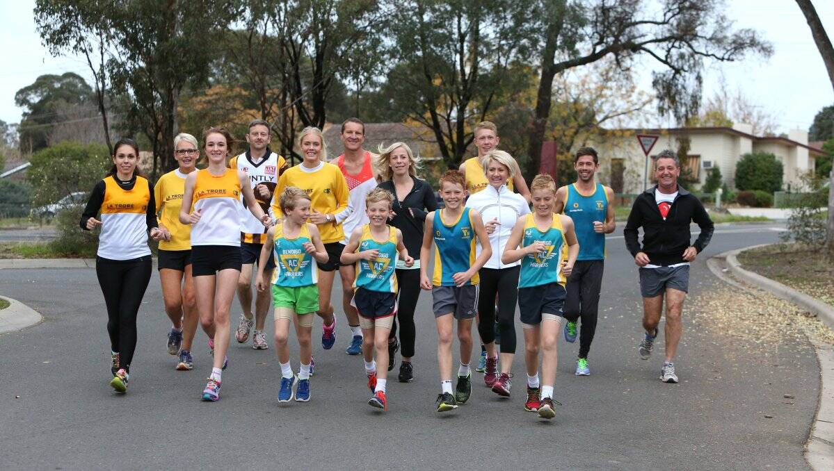 KEEP ON RUNNING: Some of the athletes who will race at the Gold Coast Marathon festival.  Picture: PETER WEAVING 