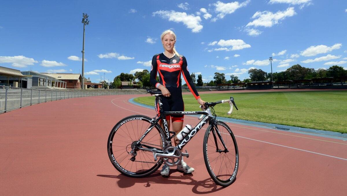 SUPERB FORM: Cycling star Imogen Jelbart will be aiming for more success at next Friday's leg of the Christmas carnival series hosted by the Bendigo and District Cycling Club. Picture: JIM ALDERSEY