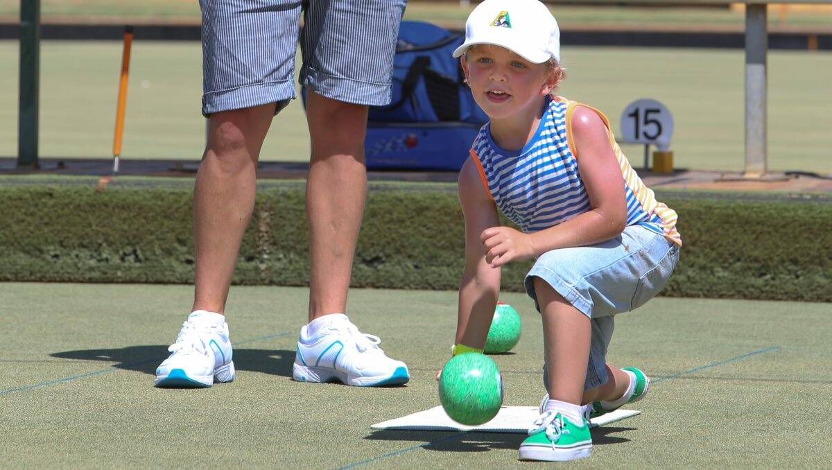 RISING STAR: Four-year-old Jett Simmons shows skill beyond his years.