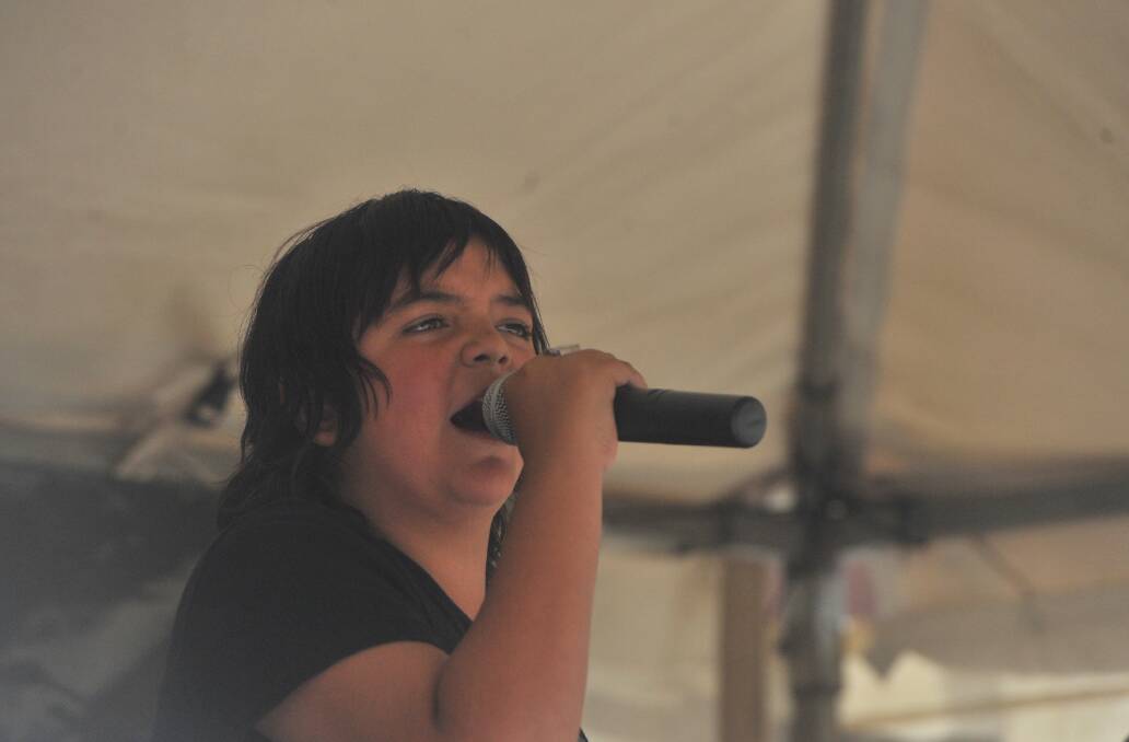Chase the Ace perform at the SPAN suicide awareness walk in Bendigo. Picture: MATT KIMPTON 