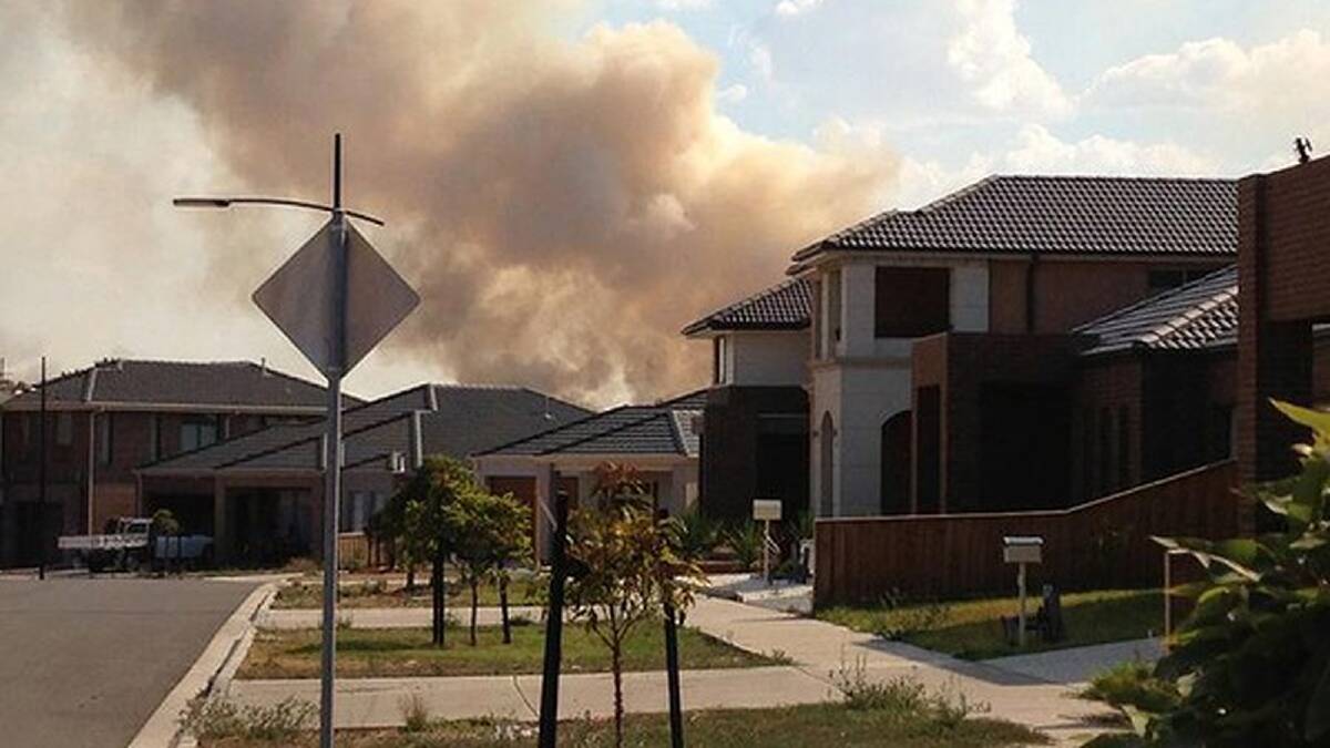 The Age reader Bijal Palmer snapped this photo from his home at Lyndarum Estate. Photo: Supplied