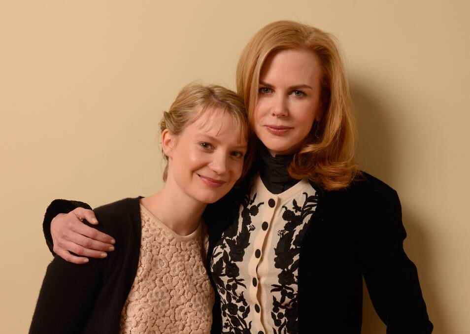 Actresses Mia Wasikowska and Nicole Kidman pose for a portrait during the 2013 Sundance Film Festival. Photo: Larry Busacca