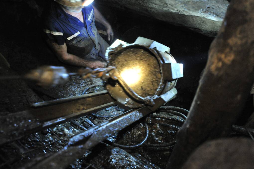 Bung Bong Mine. Picture: PETER WEAVING