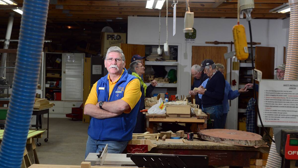 Life Member and new President of the Bendigo Woodturners Association Jeff Willey. Picture: Jim Aldersey