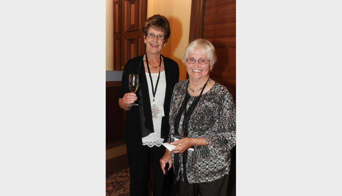 Michelsen Medal 2012. Jenni Holborn and Betty Thompson. Picture: Peter Weaving