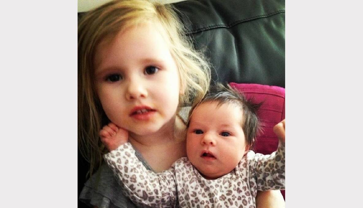Sisters Tilly and Jolie. Picture: Kellie Stewart