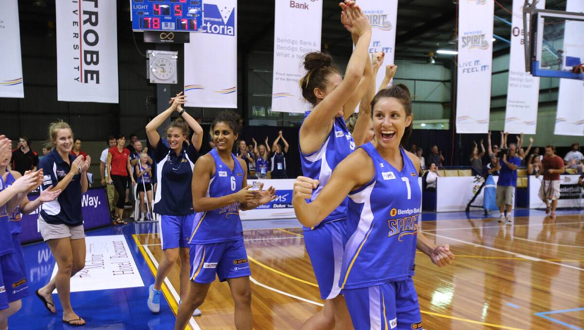 The Bendigo Spirit have made it through to the WNBL grand final. Picture: Peter Weaving