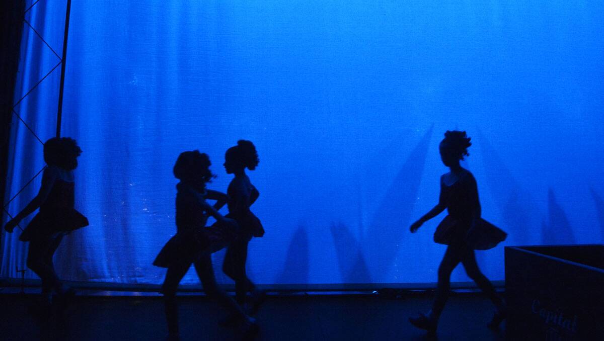 Dancers practice during rehearsals. Picture: Brendan McCarthy