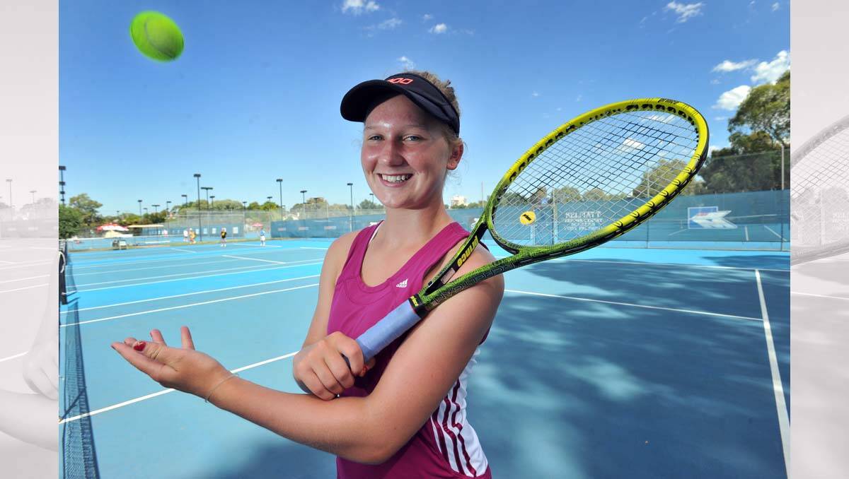 Bendigo tennis player Eliza Long. Picture: Jim Aldersey