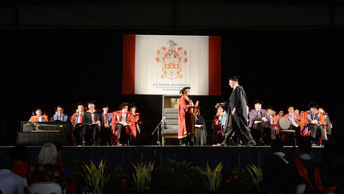 La Trobe University Bendigo graduation. Picture: Jim Aldersey