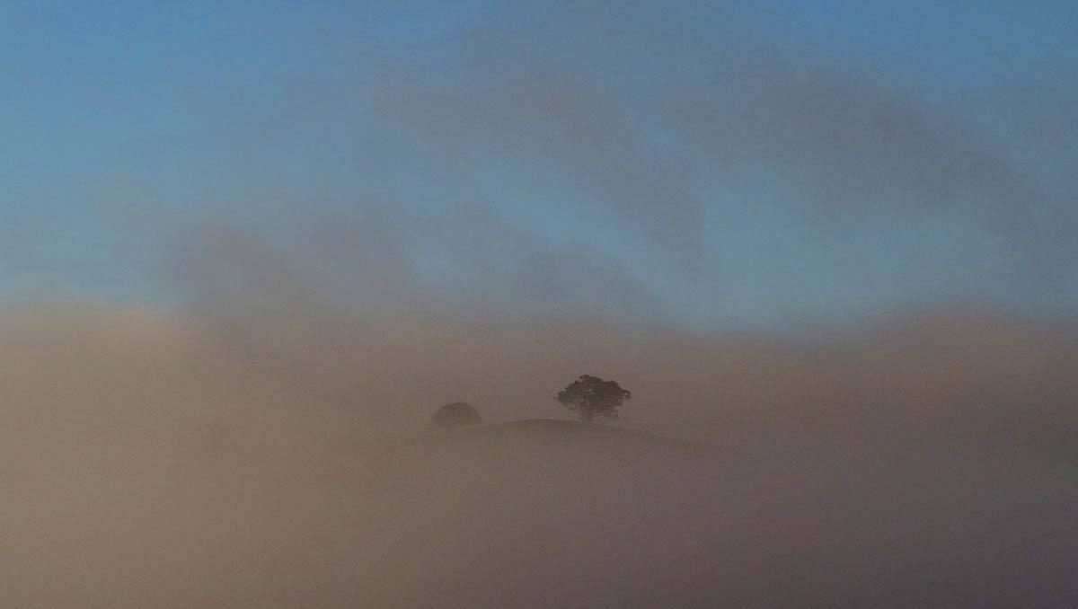Foggy morning at South Sedgwick. Picture: Peter Weaving