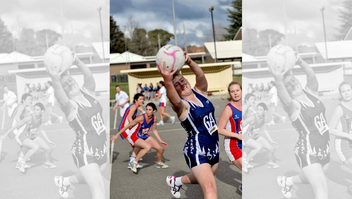 A Grade netball at Backhaus Oval, Golden Square. YCW Vs Pyramid Hill. Picture: Julie Hough