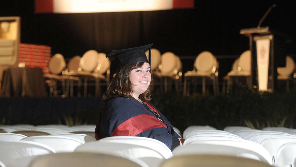 La Trobe University Bendigo graduation. Jane Shearer. Picture: Jodie Donnellan