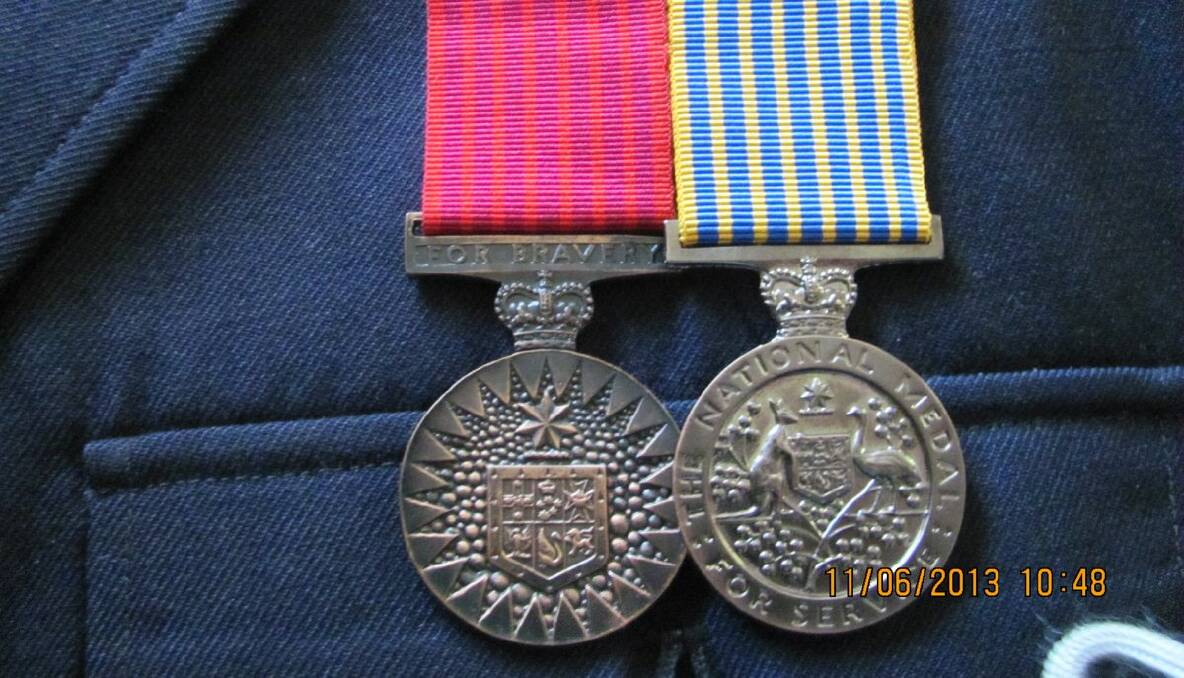 Two of the medals that were stolen from Stuart Stevens' Echuca home. Picture: Supplied.