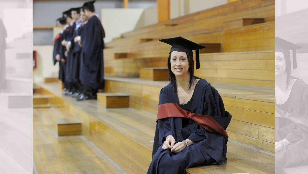 La Trobe University Bendigo graduation. Candace Goodwin. Picture: Jodie Donnellan