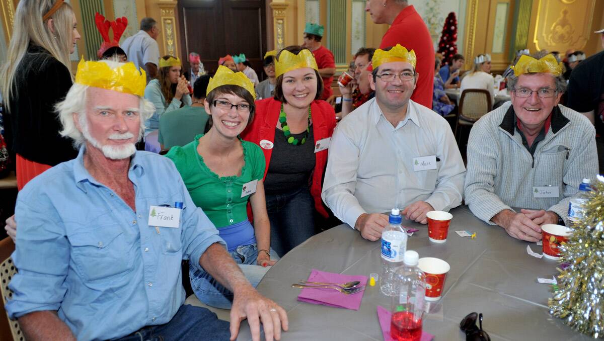 Frank Silke, Debra Chesters, Lisa Chesters, Marl Ludwell and John Bourke. Picture: Jodie Donnellan