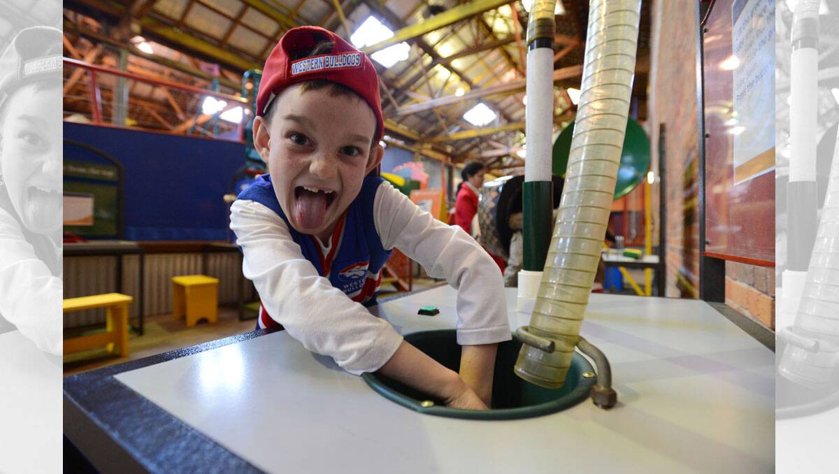 Alistair Howard at the Bendigo Discovery Centre.  Picture: Jim Aldersey