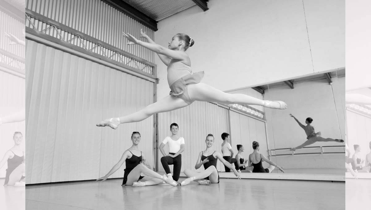Ballet dancers Paige Davis, Benjamin Harris, Sarah Seery and Brittany Wassing. Picture: Jodie Donnellan