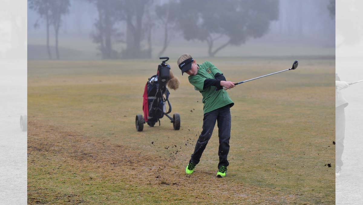 Junior Golf Tournament at Neangar Park Golf Course. Morten Hafkamp from Neangar Park. Picture: Julie Hough 