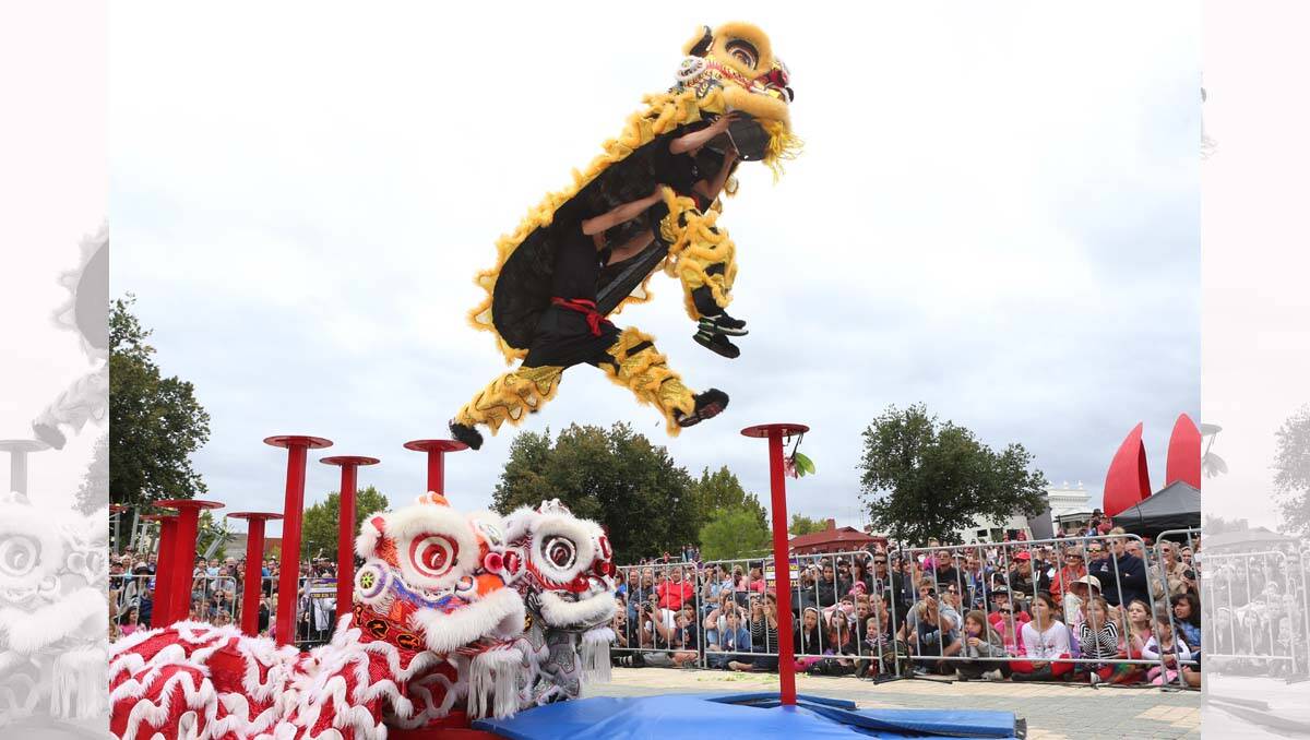 2013 Bendigo Easter Festival. The Awakening of the Dragon ceremony at Dai Gum San. Picture: Peter Weaving