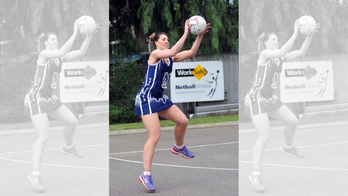 A Grade netball at Backhaus Oval, Golden Square. YCW Vs Pyramid Hill. Picture: Julie Hough