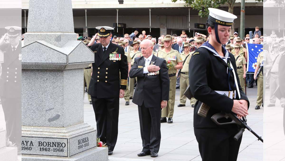 Commemorative Service in Pall Mall. Picture: Peter Weaving