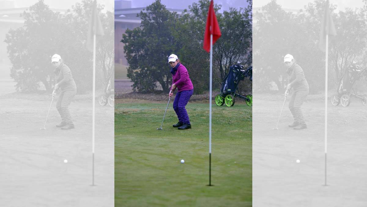 Junior Golf Tournament at Neangar Park Golf Course. Mikala McNeill from Wedderburn GC. Picture: Julie Hough