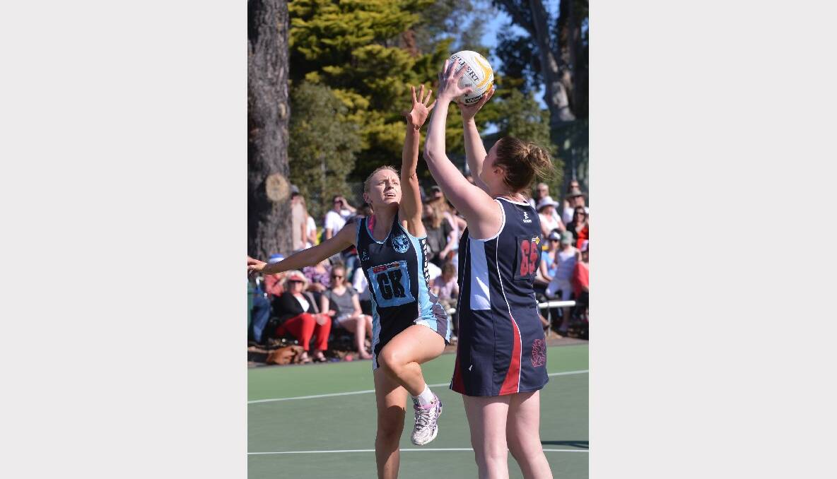 BFNL netball. A-grade grand final. Eaglehawk v Sandhurst. Picture: Jodie Donnellan