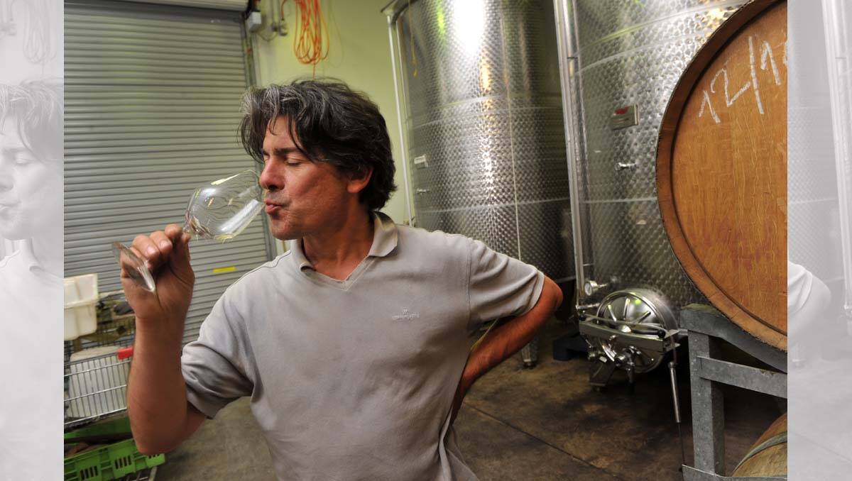 Wine grower Gilles Lapalus. Picture: Brendan McCarthy