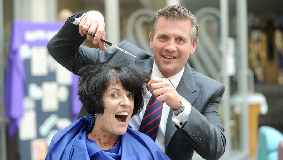 Dr Debbie Kesper and Darren Rogers are aiming to raise $10,000. Picture: Jodie Donnellan