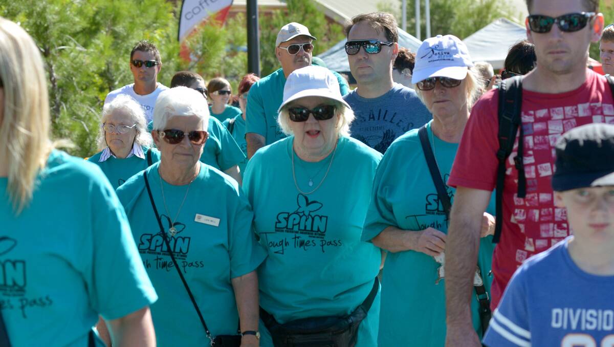 SPAN suicide awareness walk 2013. Picture: Julie Hough
