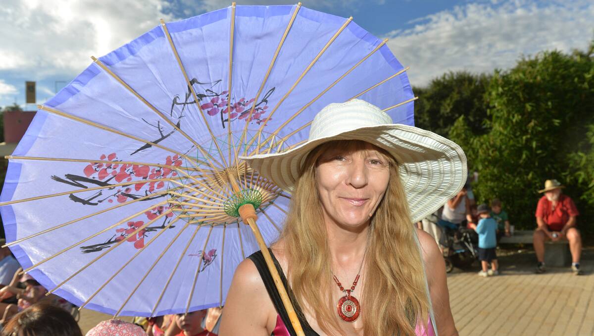Chinese New Year celebrations at the Dai Gum San precinct. Moira Stapleton from Woodvale. Picture: Julie Hough